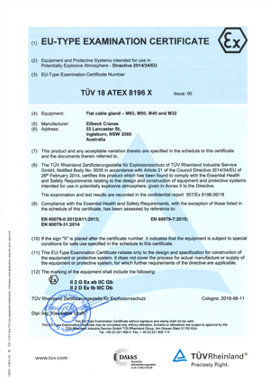 ATEX Certificate