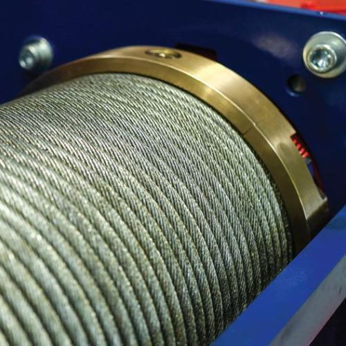 Solid Bronze Rope Guide / Galvanised Rope