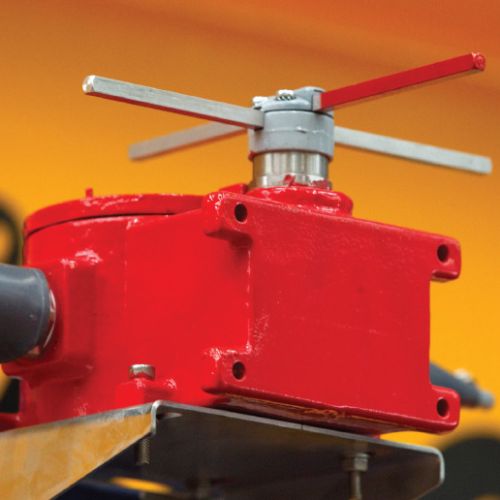 Cast Iron Body Rotary Limit Switch. The type of protection of the limit switch combines flameproof enclosure, increased safety and protection by housing.